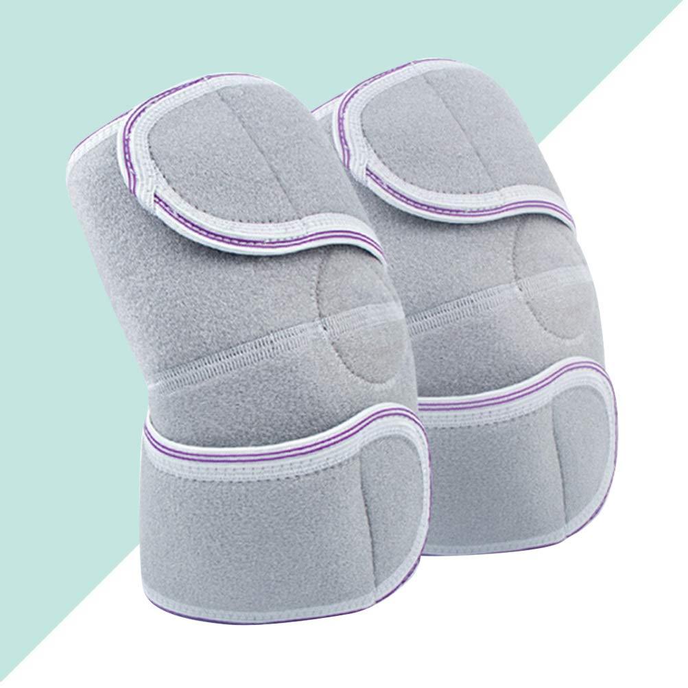 Healifty 1 Pair Heated Knee Brace Magnetic Knee Pad Knee Strap Self Heating Knee Pad Knee Warmer Thermal Knee Pad Megnetic Heating Knee Cover Bracket Knee Pads Plate Keep Warm