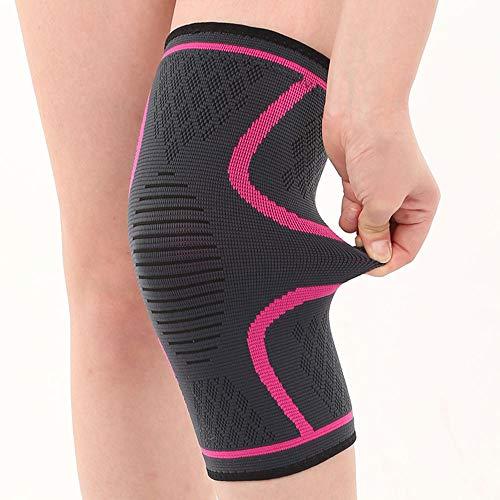 FITNOW FIT-Now Compression Knee Sleeve, Best Knee Brace for Men & Women,Support for Running, Arthritis, ACL, Meniscus Tear, Sports, Joint Pain Relief and Injury Recovery(X-Large-Pink)