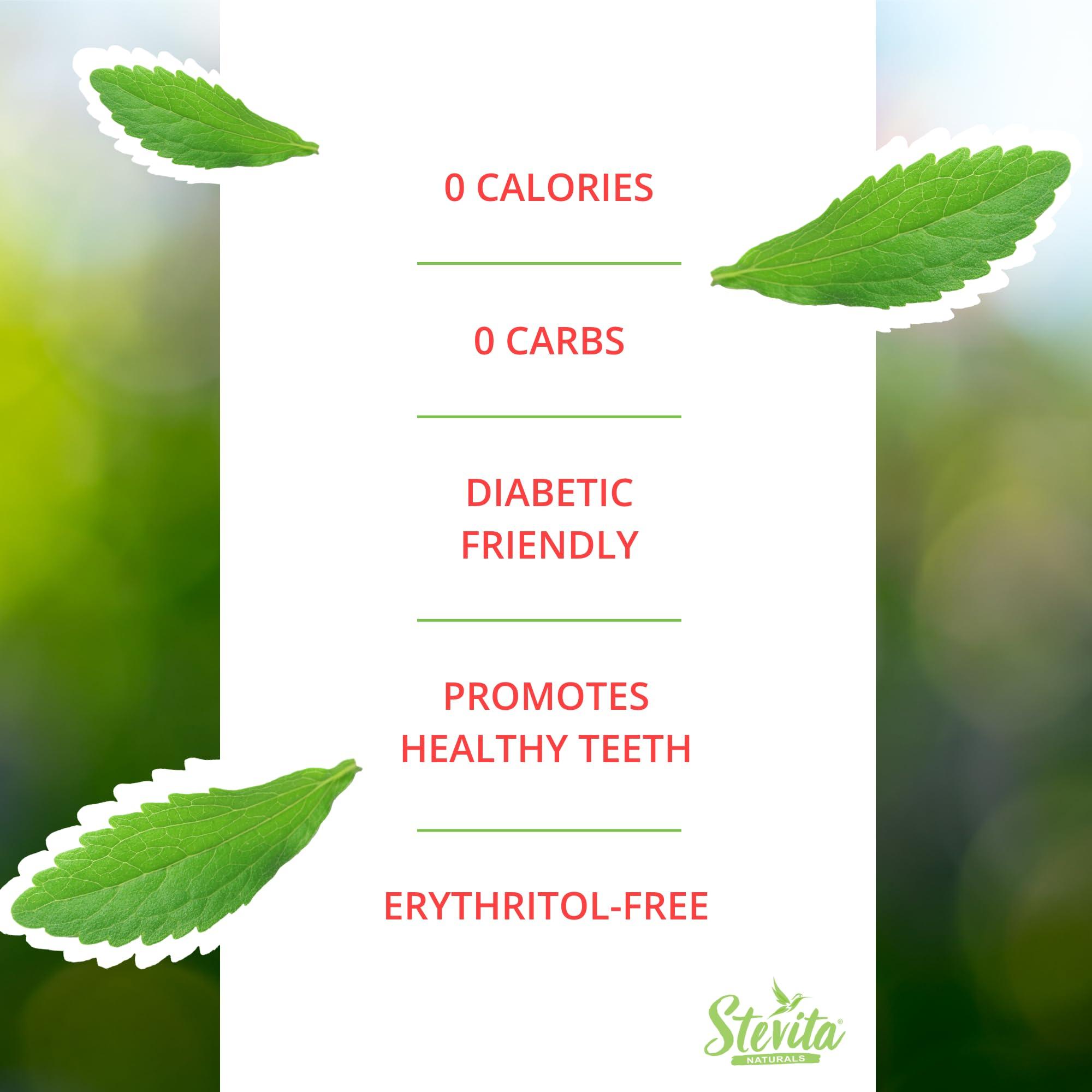 STEVITA Stevita Stevia with Xylitol Supreme - 50 Packets - All-Natural Sweetener, No Calories - Non-GMO, Vegan, Kosher, Keto, Paleo, Gluten Free, Erythitol-Free - 50 Servings