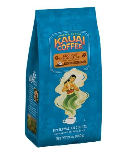 KAUAI COFFEE Kauai Coffee Koloa Estate Medium Roast - Coconut Caramel Crunch, 24 oz Package