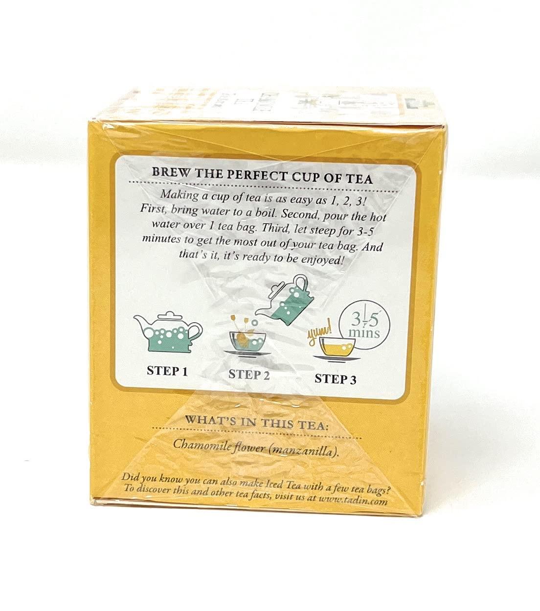 Tadin Tadin Chamomile Herbal Tea 6 Boxes Of 10 Bags Per Box (60 Bags)