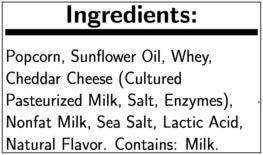 Angie\'s Artisan Treats Angies Artisan Treats White Cheddar Popcorn, 1.5 Ounce -- 12 per case.