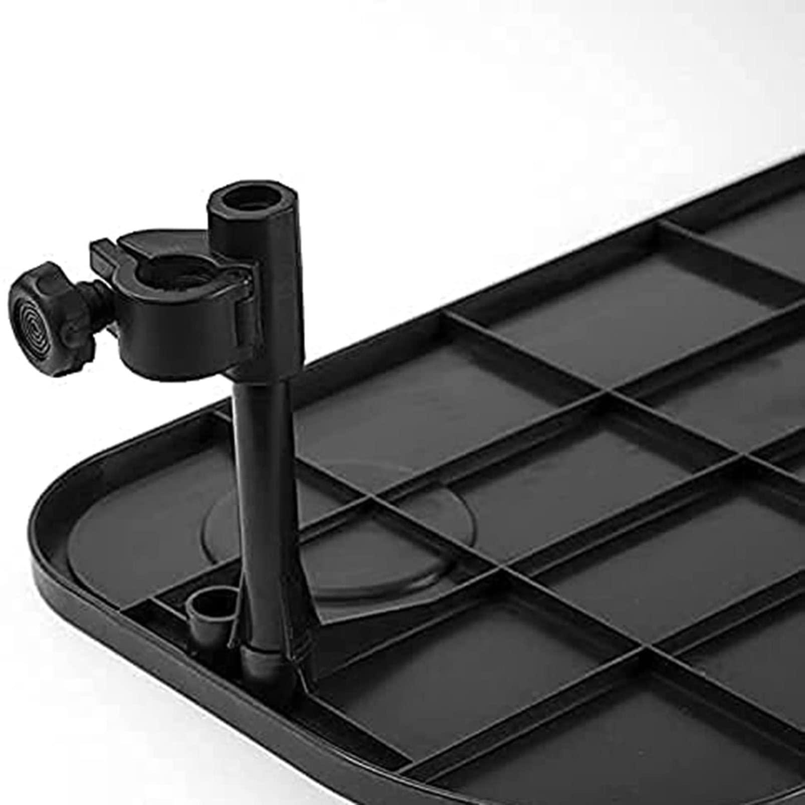 HDXWIFD HDXWIFD Portable Wheelchair Lap Tray Table, Removable Wheelchair Tray Table for Adult Elderly Eating Reading Sturdy ABS Plastic Wheelchair Dining Table Board, Wheelchair Tray