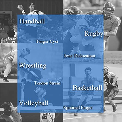 BRMDT BRMDT Trigger Finger Splint, Aluminum Thumb Splint Finger Support for Promote the Rehabilitation of Finger Fracture Fingers /Bent Finger, Finger Splints for Straightening (Small)