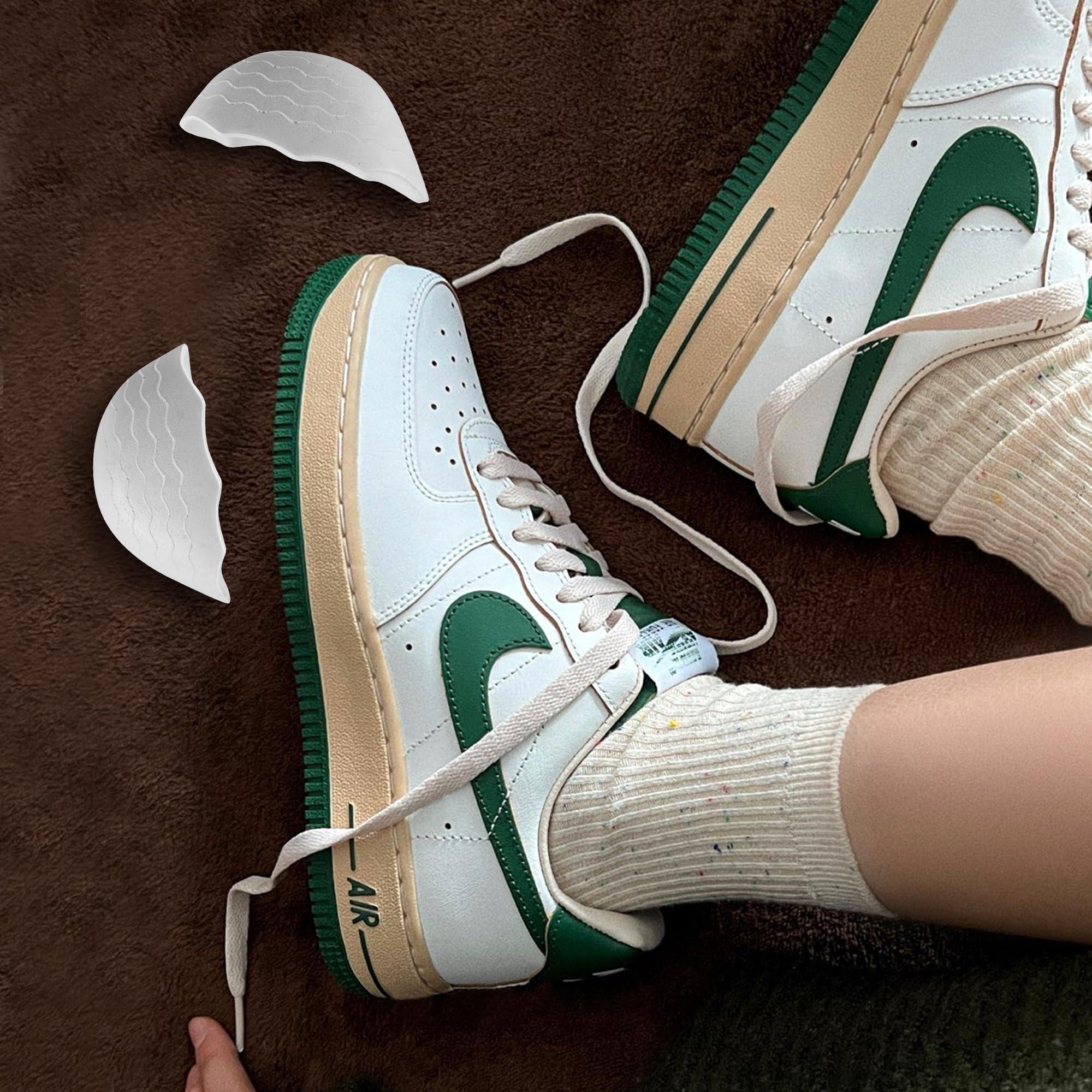 BCCKLE Shoe Fillers for Loose Shoe,Toe Filler Inserts with Anti Slip Strip,Shoe Inserts for Shoe Too Big,Make Shoes Fit and Prevent Heel sliping,for Both Men and Women.