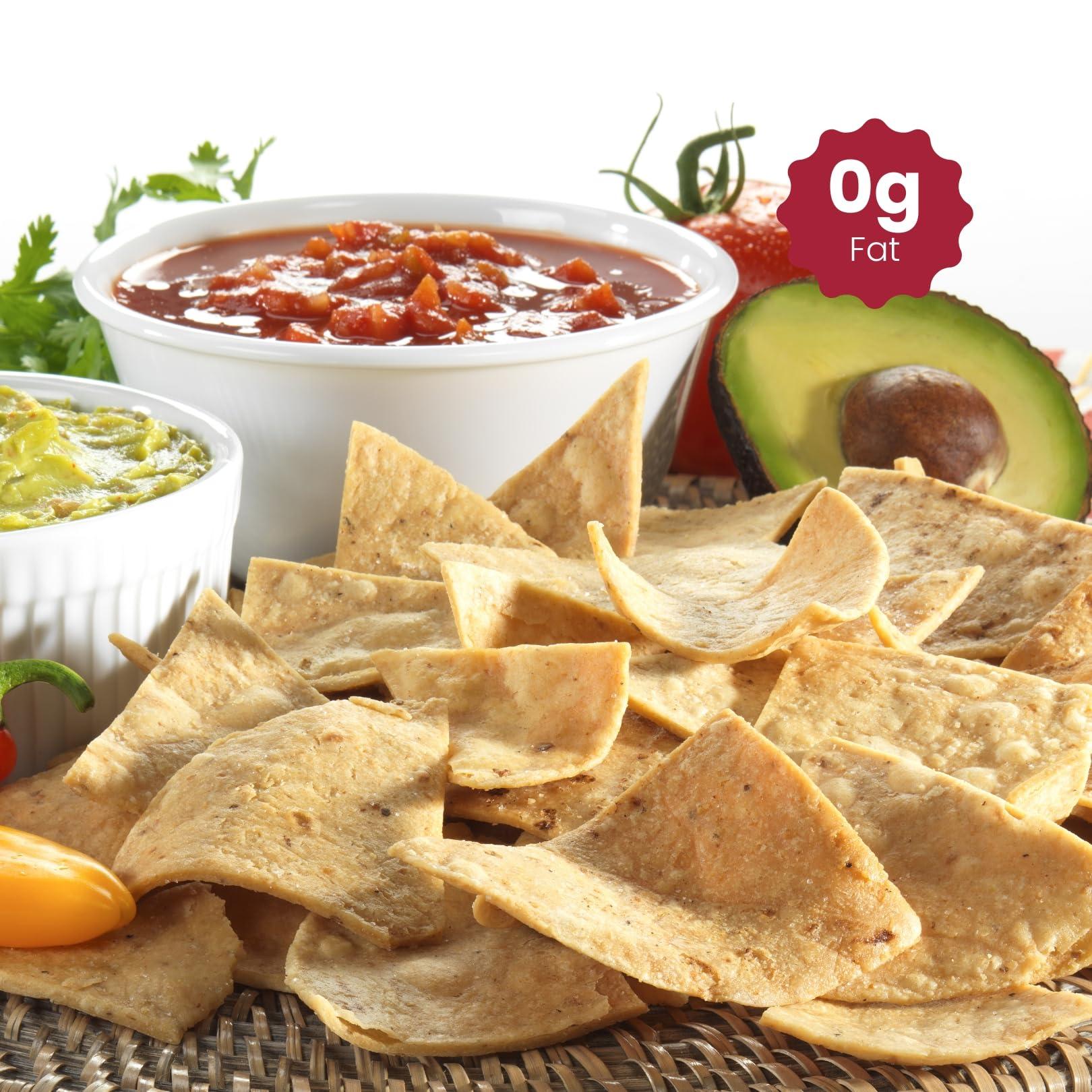 WiO SmartFoods WiO SmartFoods Tortilla Chips, Low-Carb, Fat-Free, Keto-Friendly, Delicious Crunchy Snack, Low-Calorie, Perfect for Parties & Dips, 8 Ounce