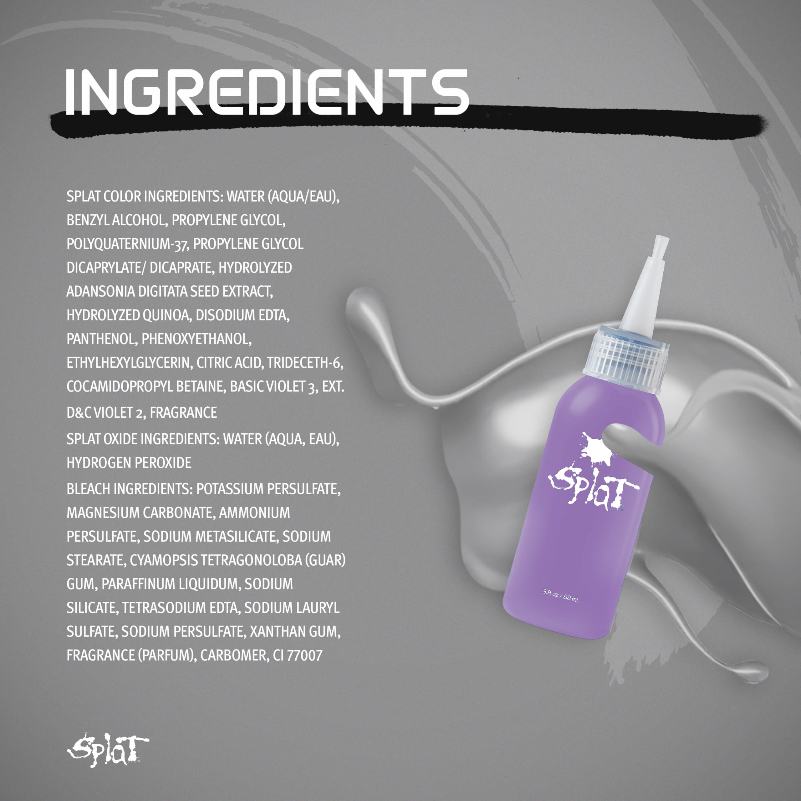 Splat Original Complete Kit with Bleach (Sinful Silver)