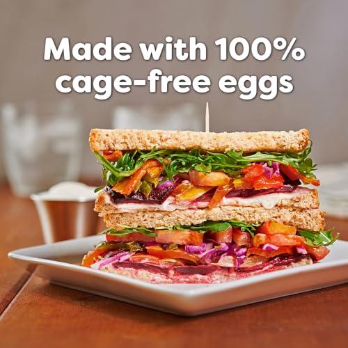 HELLMANN'S Hellmann\'s Real Mayonnaise Mini Jars, Condiment for Sandwiches, Salads, Mayo Made with 100% Cage Free Eggs, Gluten Free, 1.2 oz, Pack of 72