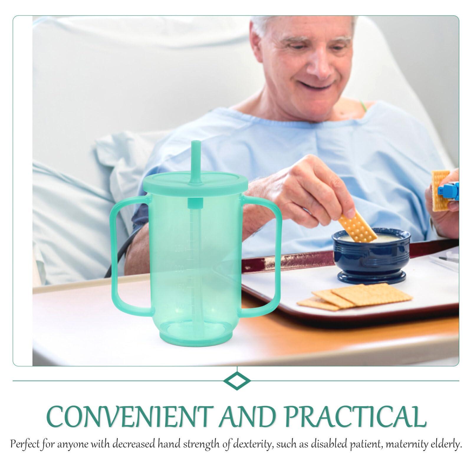 Angoily Angoily Elderly Care Cup Unbreakable Drinking Cup Liquid Feeding Cup Choking Prevent Cup Convalescent Feeding Cup Disabled Patient Water Cup Cups Maternity Drink Water Cup Drinking Mug