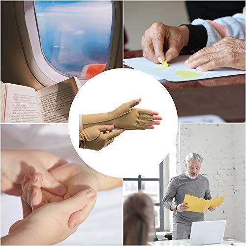 isotoner Isotoner Therapeutic Gloves, Left, Medium, Open Finger