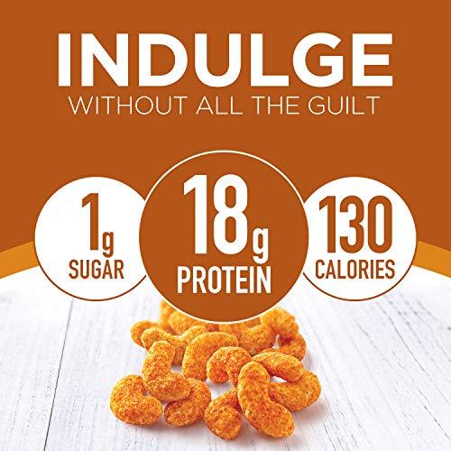 Pure Protein Pure Protein Puffs, High Protein Snack, 18G Protein, Nacho Cheese, 4 Count (Pack of 1)
