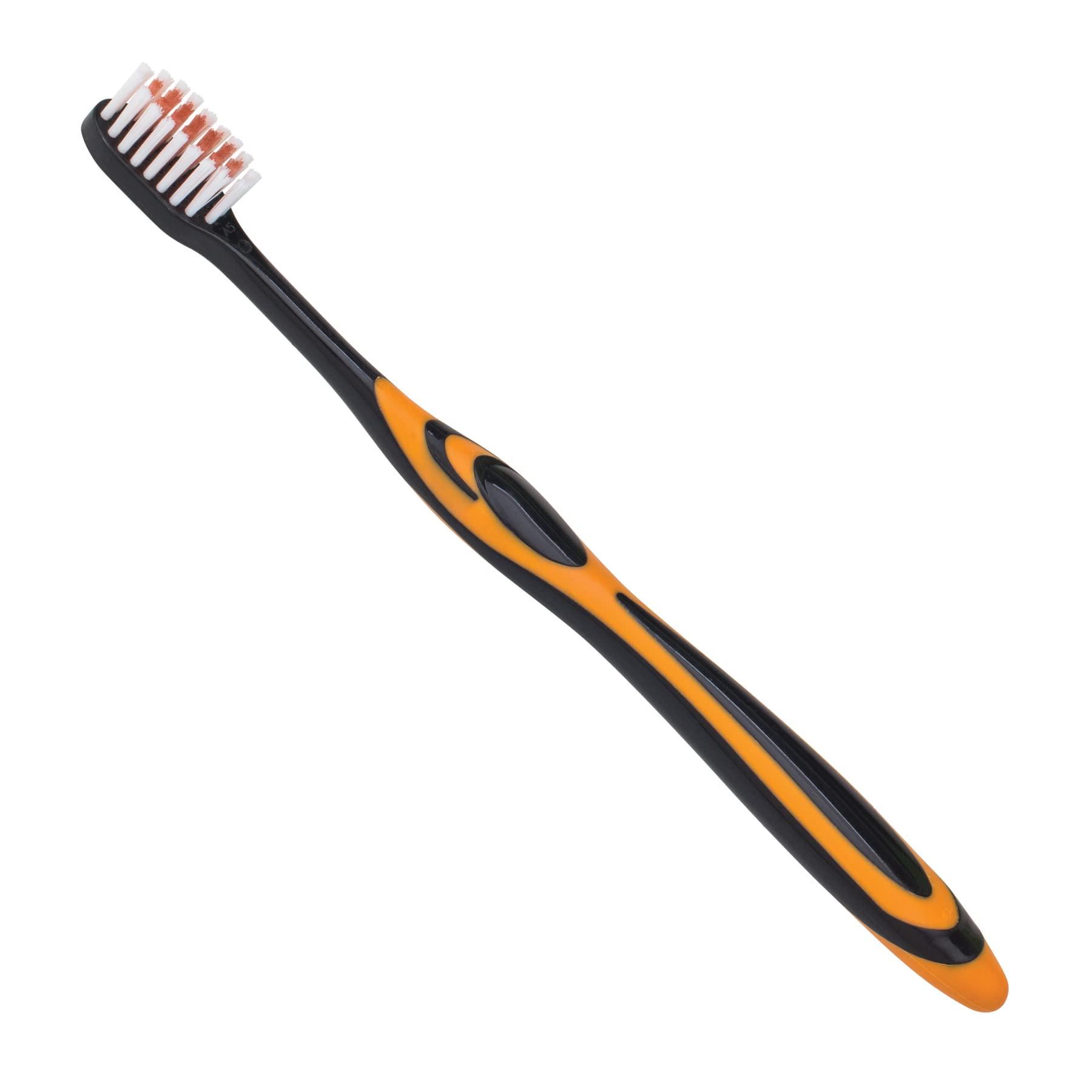 Practicon SmileGoods A301 Toothbrush, 30 Tuft, Soft Bristle, Individually Packaged Toothbrushes, Assorted Colors, Bulk Pack of 72