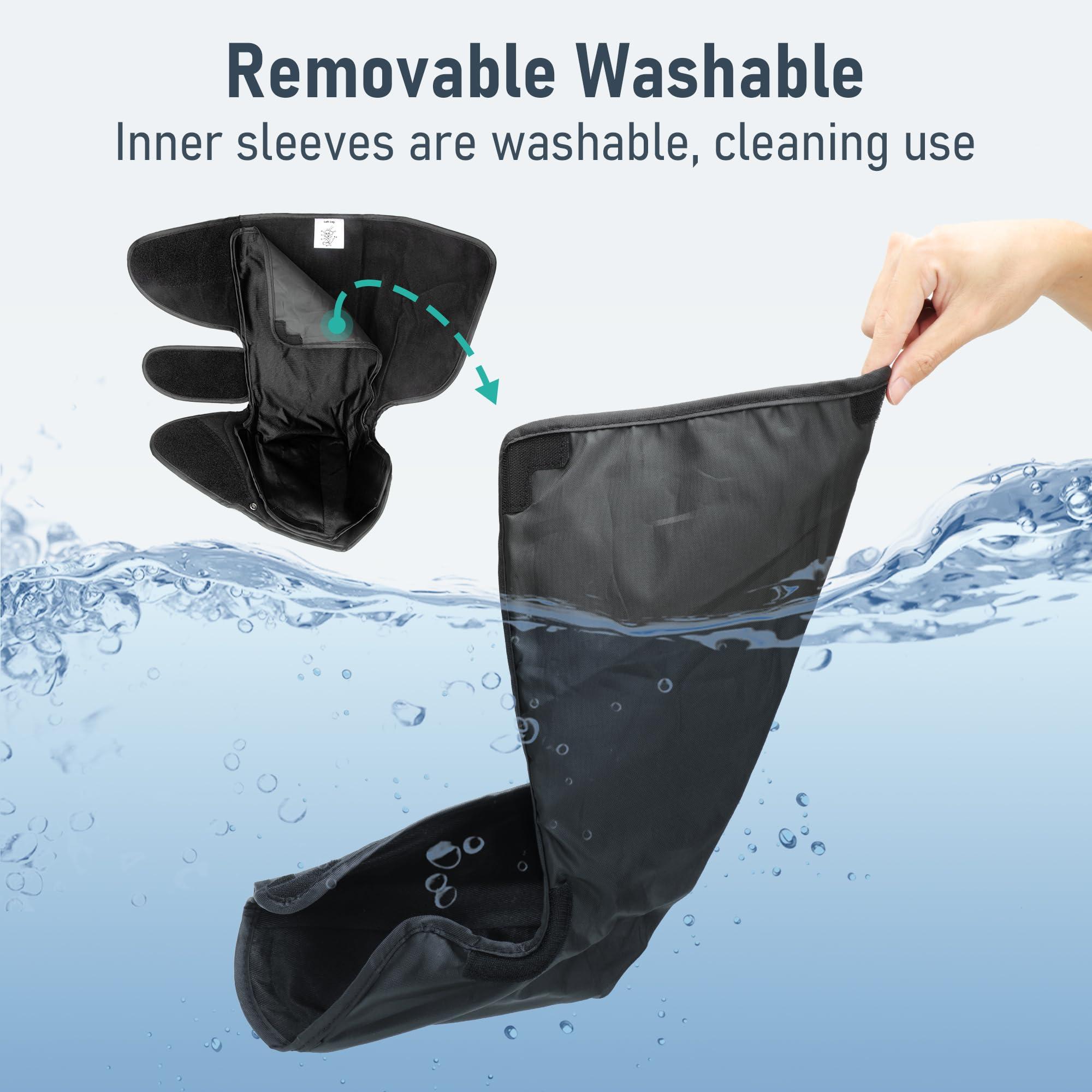 QUINEAR QUINEAR Leg Massager with Heat Air Compression Massage for Foot & Calf Helpful for Circulation and Pain Relief Muscles Relaxation(FSA or HSA Eligible)