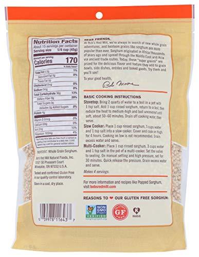 Bob's Red Mill Bob's Red Mill Sweet White Sorghum Grain, Gluten Free, 24 oz