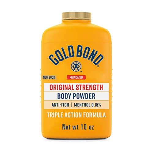 Gold Bond Gold Bond Medicated Original Strength Body Powder, 10 oz., Talc-Free, Anti-Itch, Absorbs & Cools