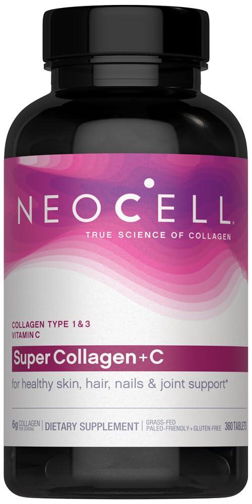 NeoCell NeoCell Super Collagen Plus Vitamin C, Skin, Hair and Nails Supplement, Includes Antioxidants, Tablet, 360 Count, 1 Bottle