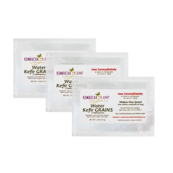 Kombucha Kamp KOMBUCHA KAMP 100% Fresh Water Kefir Grains (1)
