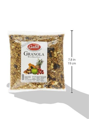 Galil Galil Granola with Dried Fruits, 17.85-Ounce Packages (Pack of 4)