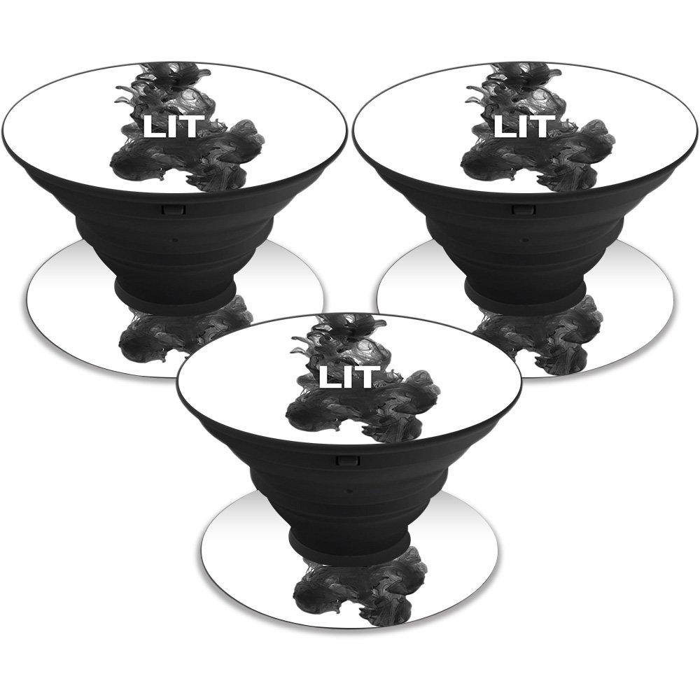 MIGHTY SKINS MightySkins Skin Compatible with PopSocket PopSocket - Lit | Protective, Durable, and Unique Vinyl Decal wrap Cover | Easy to Apply, Remove, and Change Styles | Made in The USA