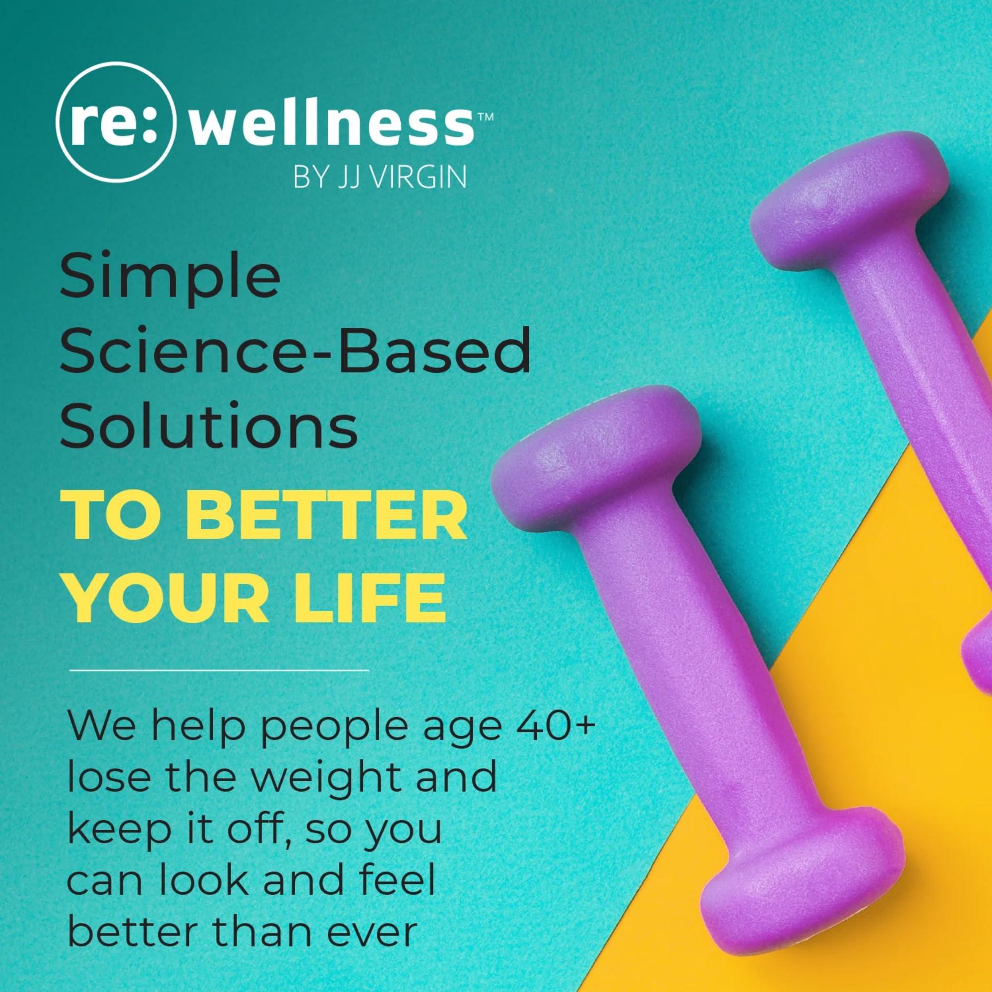 Reignite Wellness Reignite Wellness by JJ Virgin | Chocolate Paleo-Inspired All-in-One Shake | Gluten Free + Dairy Free Protein Powder | Contains 20G of Beef Protein with Vitamins, Minerals, Amino Acids | 30 Servings