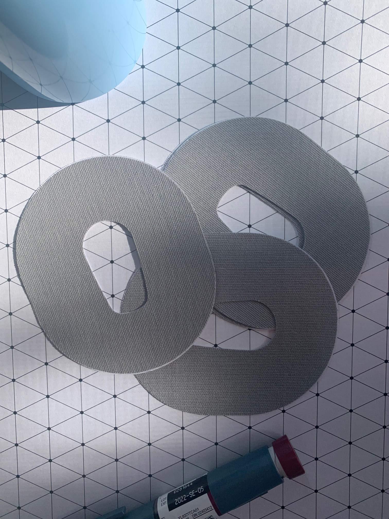 PATCHABETES Dexcom g6 Adhesive Patches - 20 Pack - Waterproof, Hypoallergenic, Multiple Color Options (Black,Gray,White)