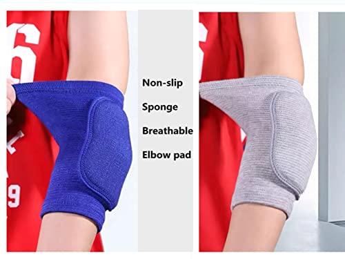 MINILUJIA MINILUJIA Children Elbow Brace Cover Tight Nonslip Sponge Sleeves Breathable Flexible Elastic Kid Elbow Support Protector Pad 2PCS/Pair