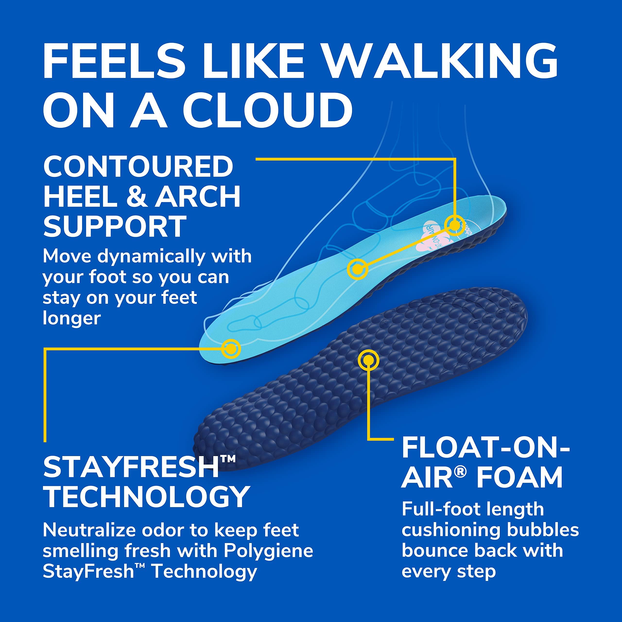 Dr. Scholl's Dr. Scholl's Float-On-Air Comfort Insoles, Men, 1 Pair, Full Length