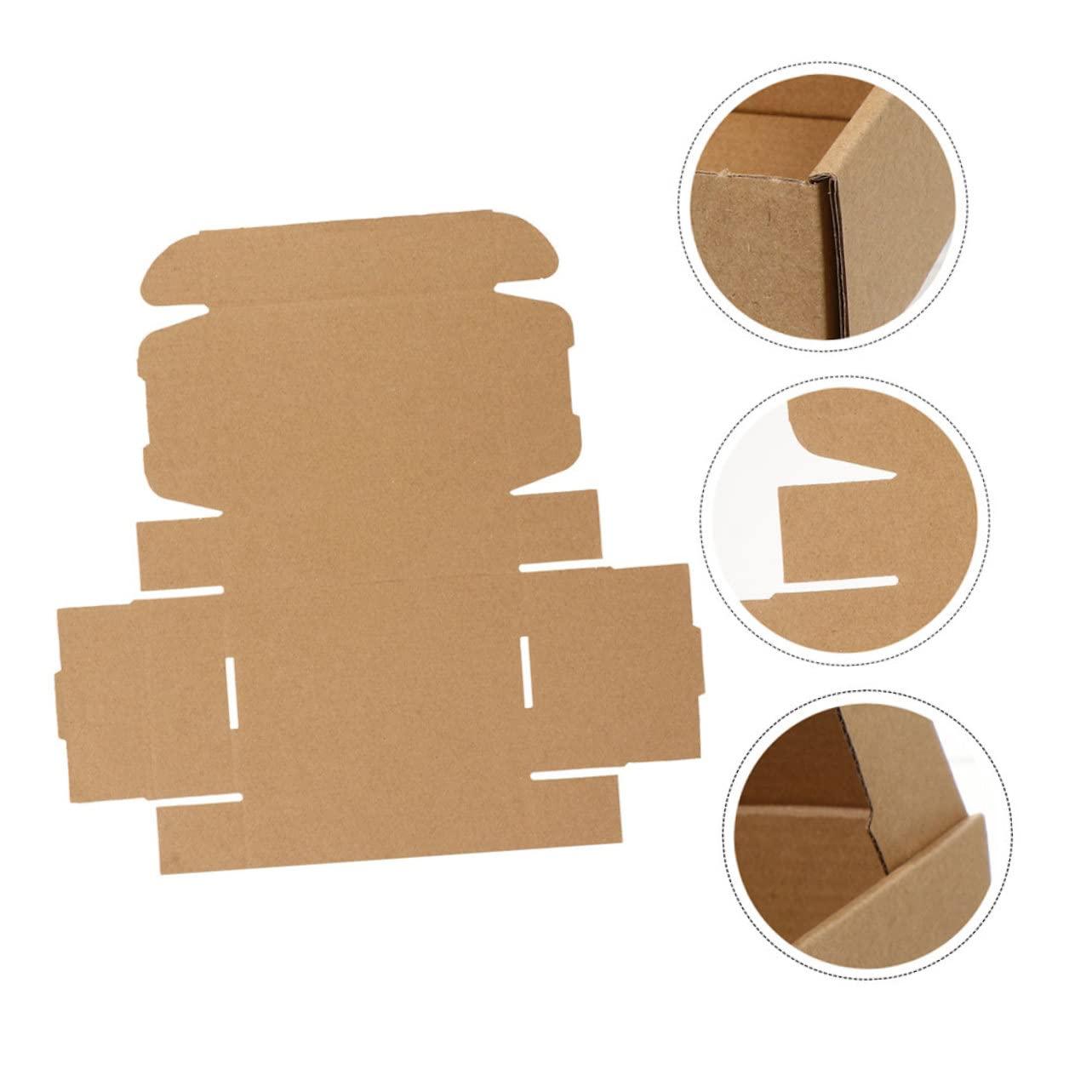 SUPVOX 15pcs Box Kraft Paper Box Bulk Fresh Flowers White Cardboard in Bulk White Mailbox Bulk Items for Maid of Honor Christmas Corrugated Paper Bridesmaid Cardboard Box