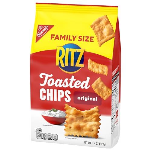 Ritz RITZ Toasted Chips Original Crackers, Family Size, 11.4 oz