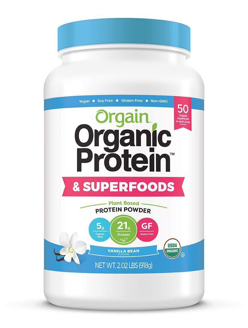 Orgain Orgain Organic Plant Based Protein Powder Bundle - Unsweetened, Vanilla Bean, and Superfoods (2 Products)