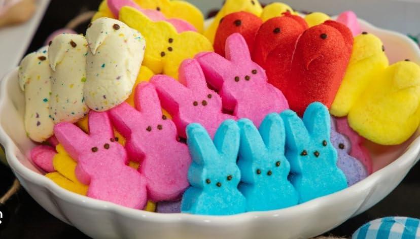 HUBZ Peeps Marshmallow Chicks and Bunnies Variety Pack; Value Pack Bundle (Yellow/Blue)