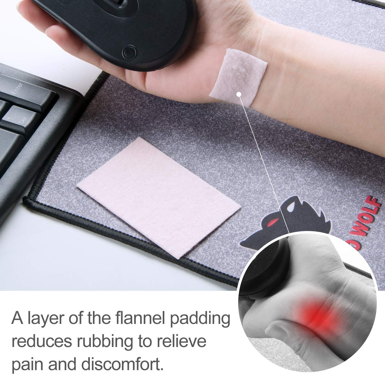 Sumifun Moleskin Padding Blister Tape for Feet - Sumifun 25 Sheets Moleskin Pads for Blisters Adhesive Mole Skin Patch Blister Prevention Blister Pads for Feet, Heels and Toes, Calluses, Reduce Friction Pain