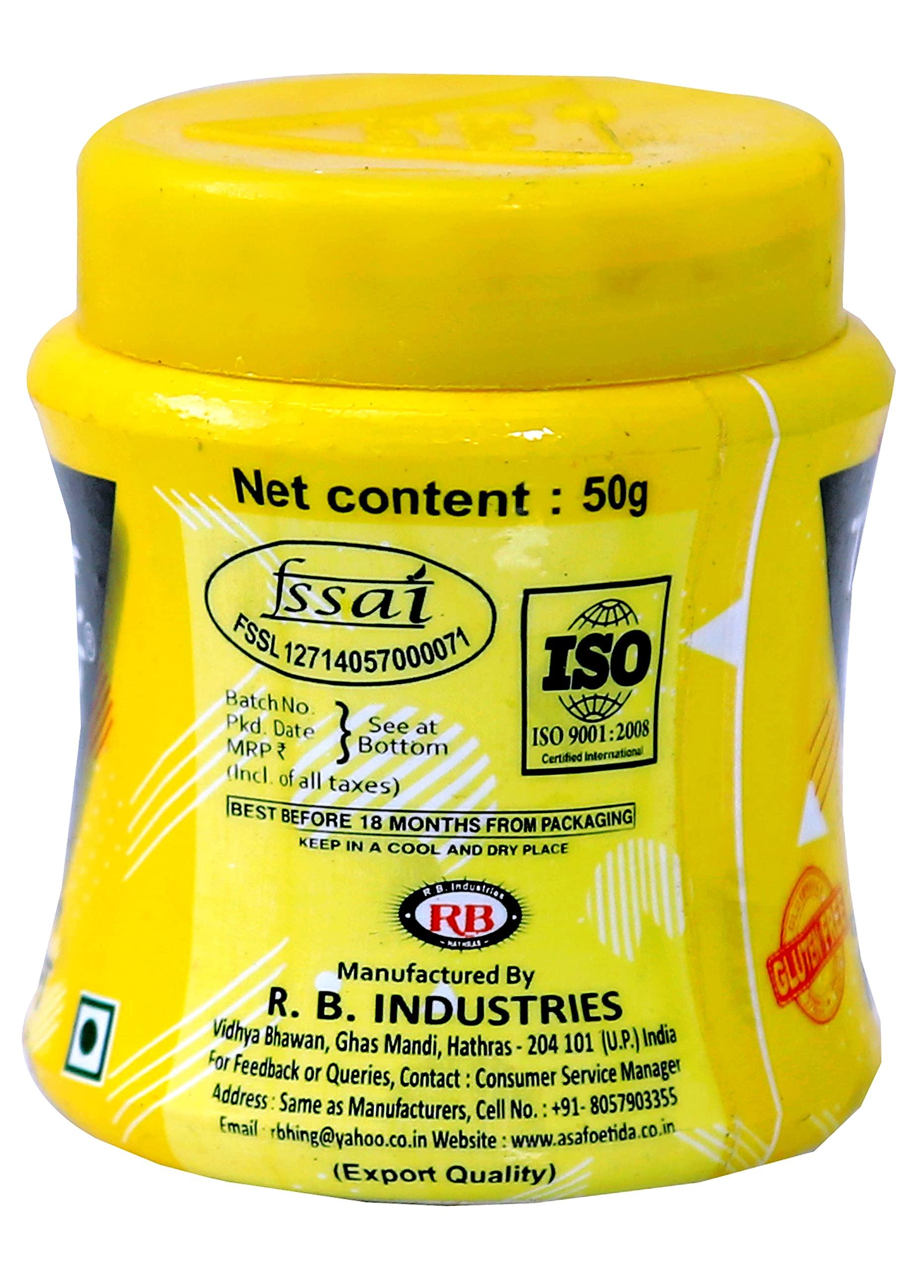 TASTEKAR Tastekar Gluten Free Asafoetida Powder Hing Indian Spice | Compounded Heeng Asafetida Spice Powder-50 Gm