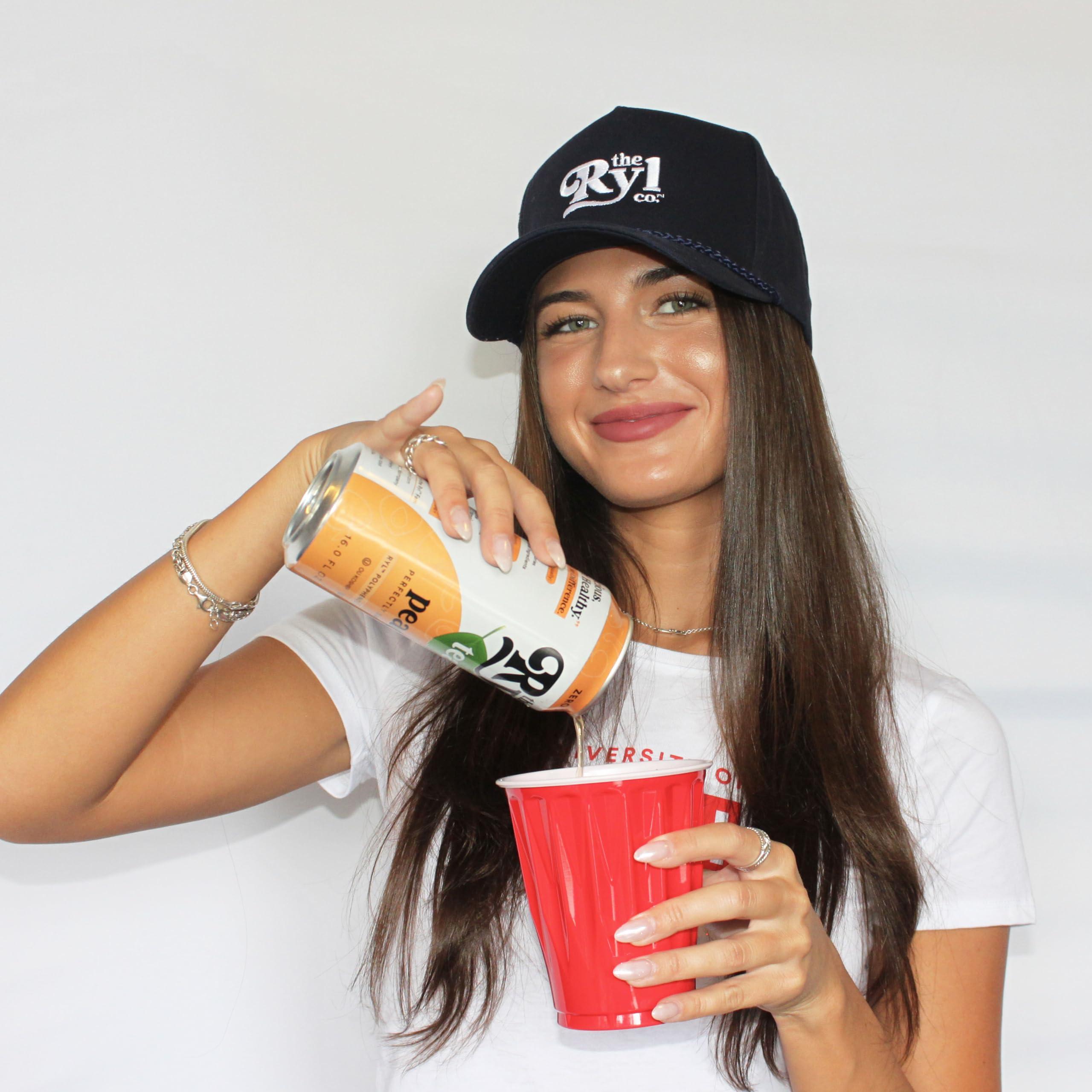 The Ryl Co Ryl Iced Tea, Peach, Antioxidant Superblend, Zero Sugar, Low Carb, Zero Calorie Iced Tea, 16.0 Fl Oz (12-Pack)