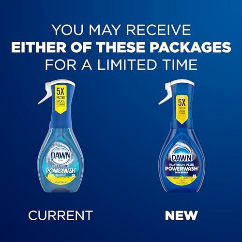 Dawn Dawn Powerwash Lemon Dish Spray, Liquid Dish Soap 2 Refills, 43 Fl Oz