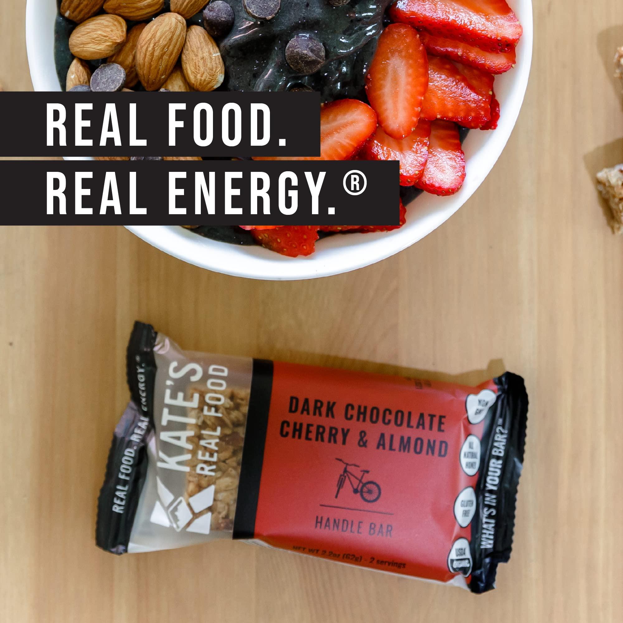 KATES REAL FOOD KATES REAL FOOD Organic Dark Chocolate Cherry & Almond Handle Bar 12 Count, 2.2 OZ