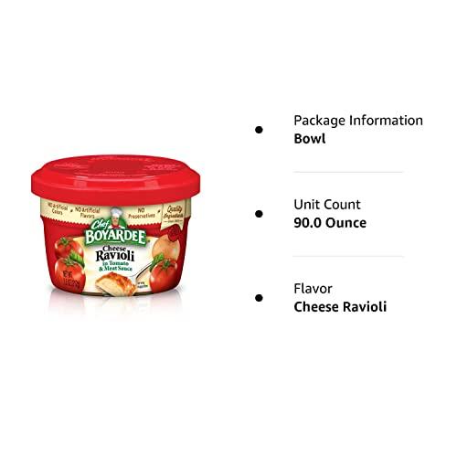 Chef BOYARDEE Chef Boyardee Cheese Ravioli, Microwavable Bowl, 7.5 oz.