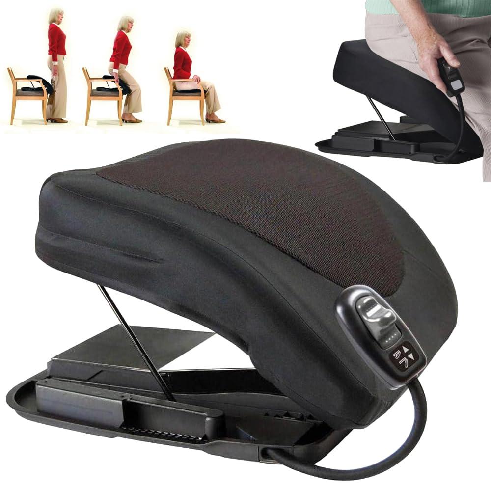 EXQST Electric Lifting Chair Cushion, Portable Chair Lift for Stand Assist, Sit to Stand Lift Supports up to 300 lbs, Designed to Fit On Most Armchairs, Couches, Sofas for Help The Elderly and Disabled