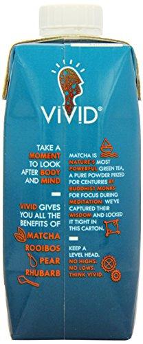 GroceryLand VIVID MATCHA Matcha Pear Rhubarb Tea, 330 ML