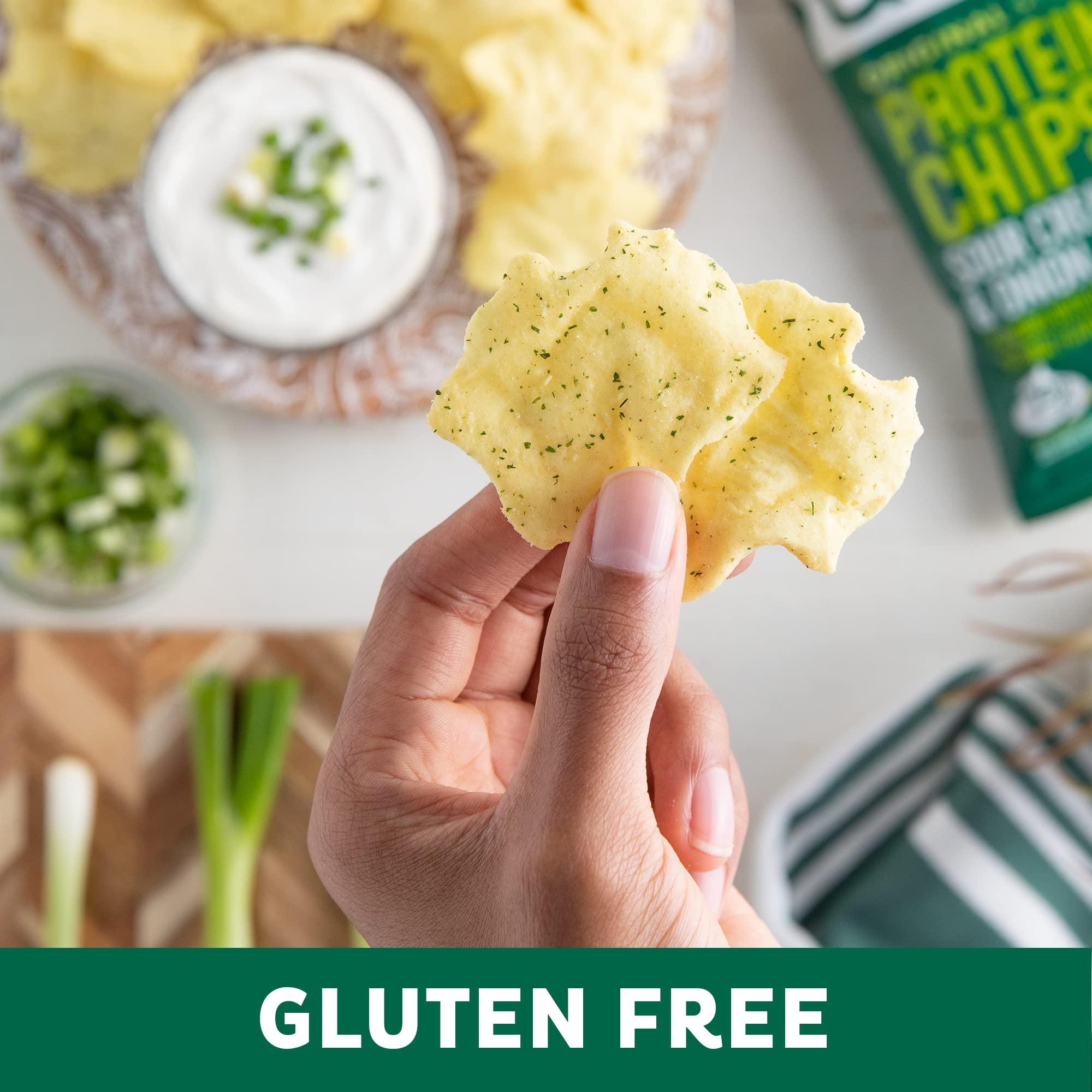 Quest Nutrition Quest Nutrition Sour Cream & Onion Protein Chips, 19g Protein, 4g Net Carbs, Low Carb, Gluten Free, 1.1 oz (Pack of 12)