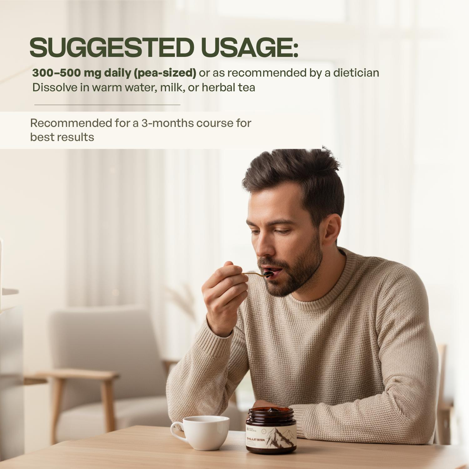 Herbs of Himalayas Herbs of Himalayas Shilajit Resin – Natural Strength (20 g)