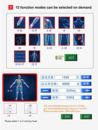 dh beauty dh beauty Professional Big Touching Screen V80B Electromagnetic Shock Wave Therapy Machine Pain Relief Body Relax Massager