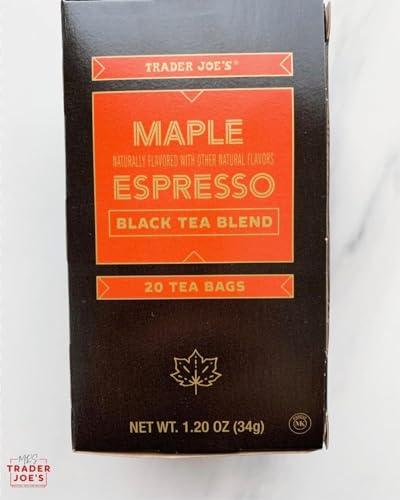 TJ's Trader Joes Maple Espresso Black Tea - 2-Pack (40 bags)