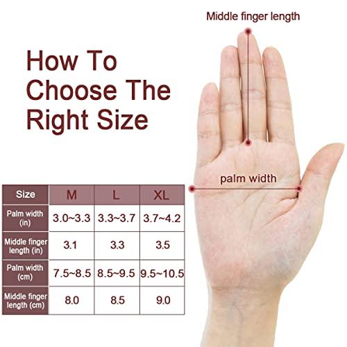 JOYECO JOYECO Cleaning Gloves Dishwashing Kitchen Gloves Reusable Rubber 3 Pairs White, Medium