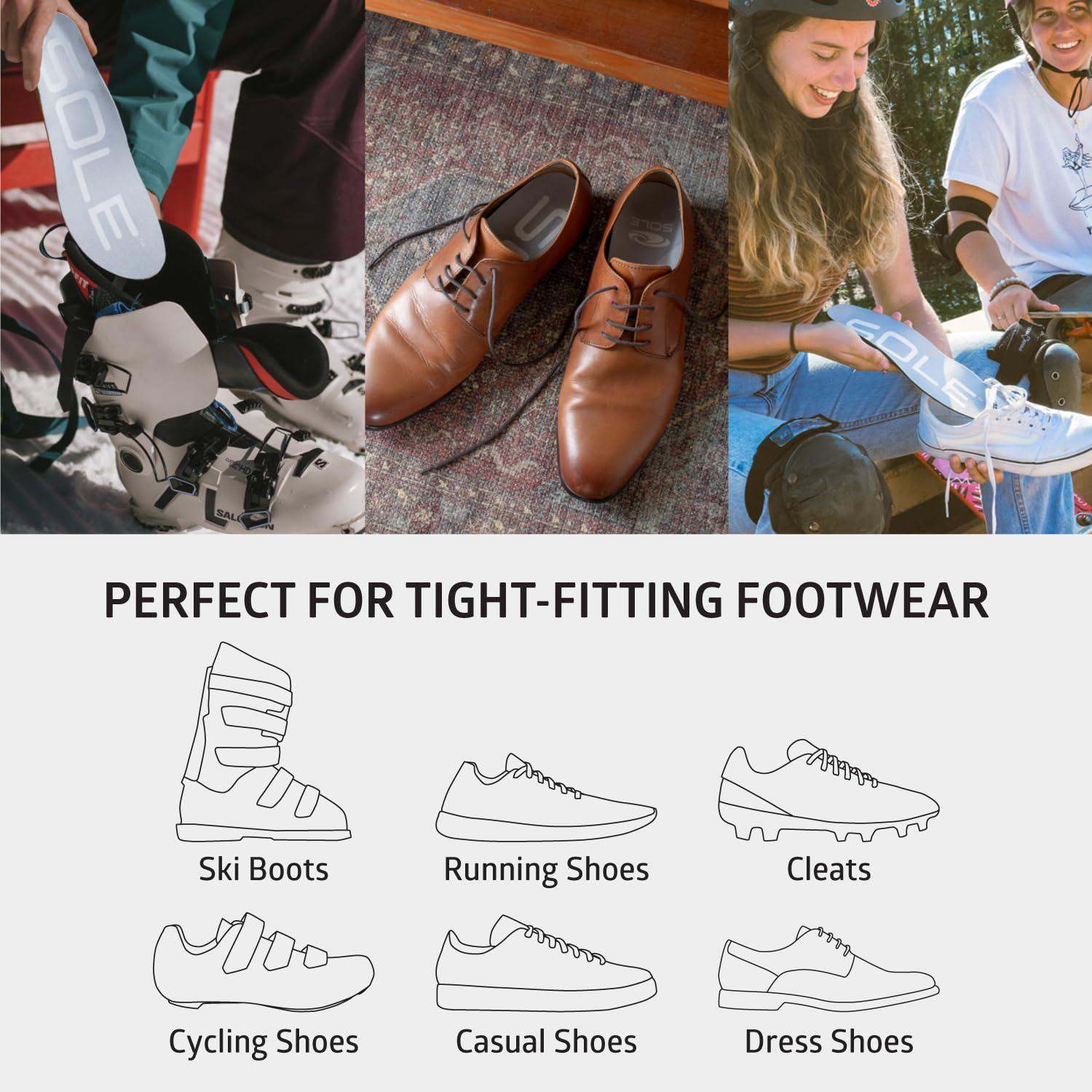 SOLE Sole Active Thin Shoe Insoles - Men\'s Size 4/Women\'s Size 6