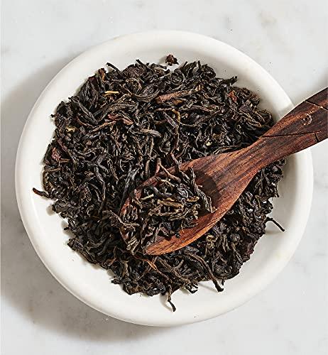 Ghograjan Tea Estate English Breakfast Loose Leaf Black Tea (200+ Servings) - Fresh Harvest - Strong Full Bodied Whole Leaf Assam Black Tea - Farm2Cup from 5th Generation Tea Farm - Bulk Pack - 1 Pound Sealable Pouch