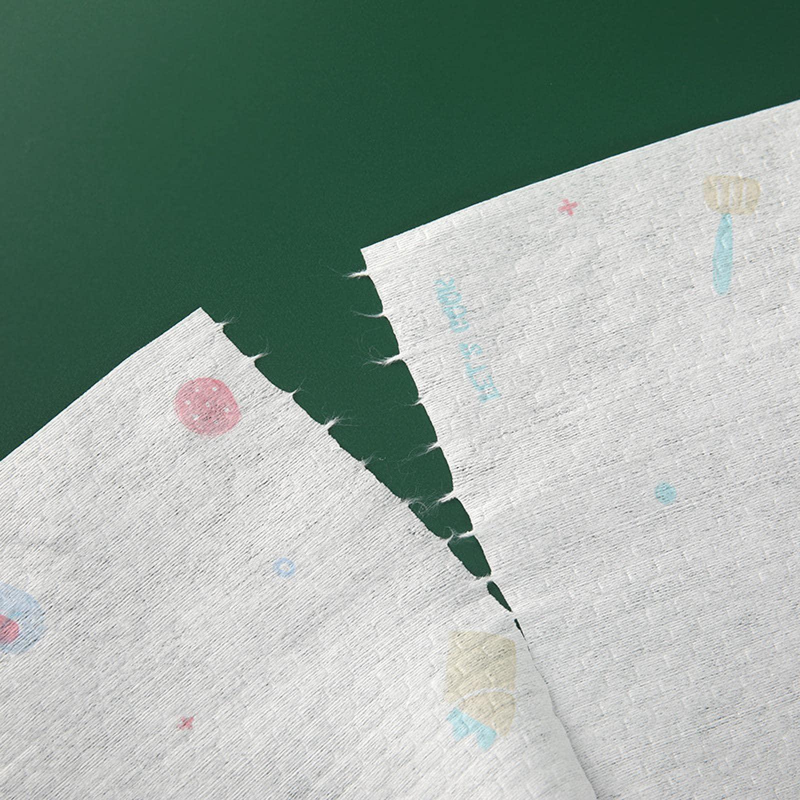 enpap enpap Lazy rag Print, Kitchen Non-Woven Fabric, Wet and Dry, Daily Necessities, scouring pad, rag, Disposable Kitchen Paper Print 25x25x50pieces