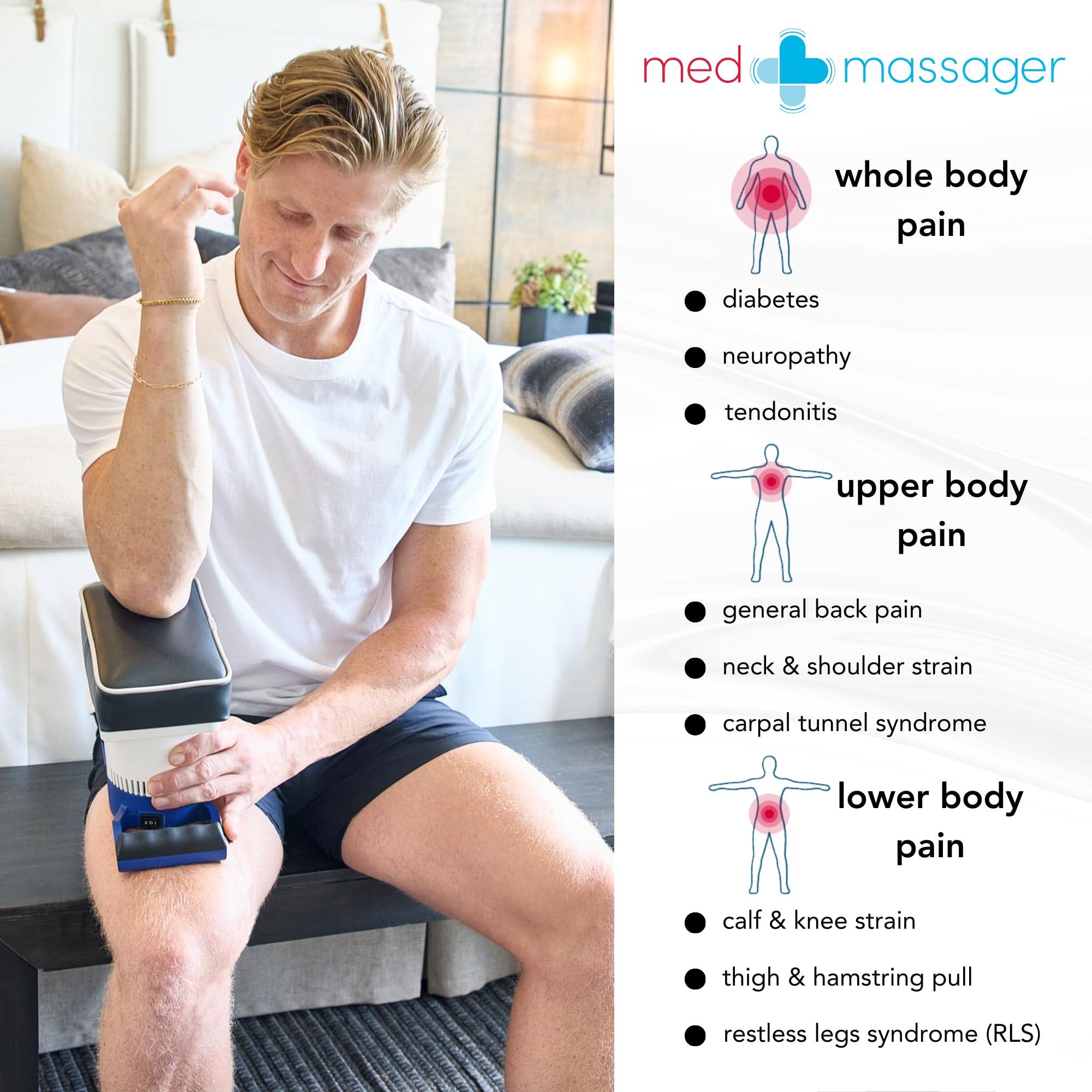 MedMassager MedMassager Body Massager Classic | Deep Tissue Massage Therapy Unit, at-Home Massager, Dual Speed Motor, Portable Relaxation & Relief - Reduces Pain & Improves Blood Circulation