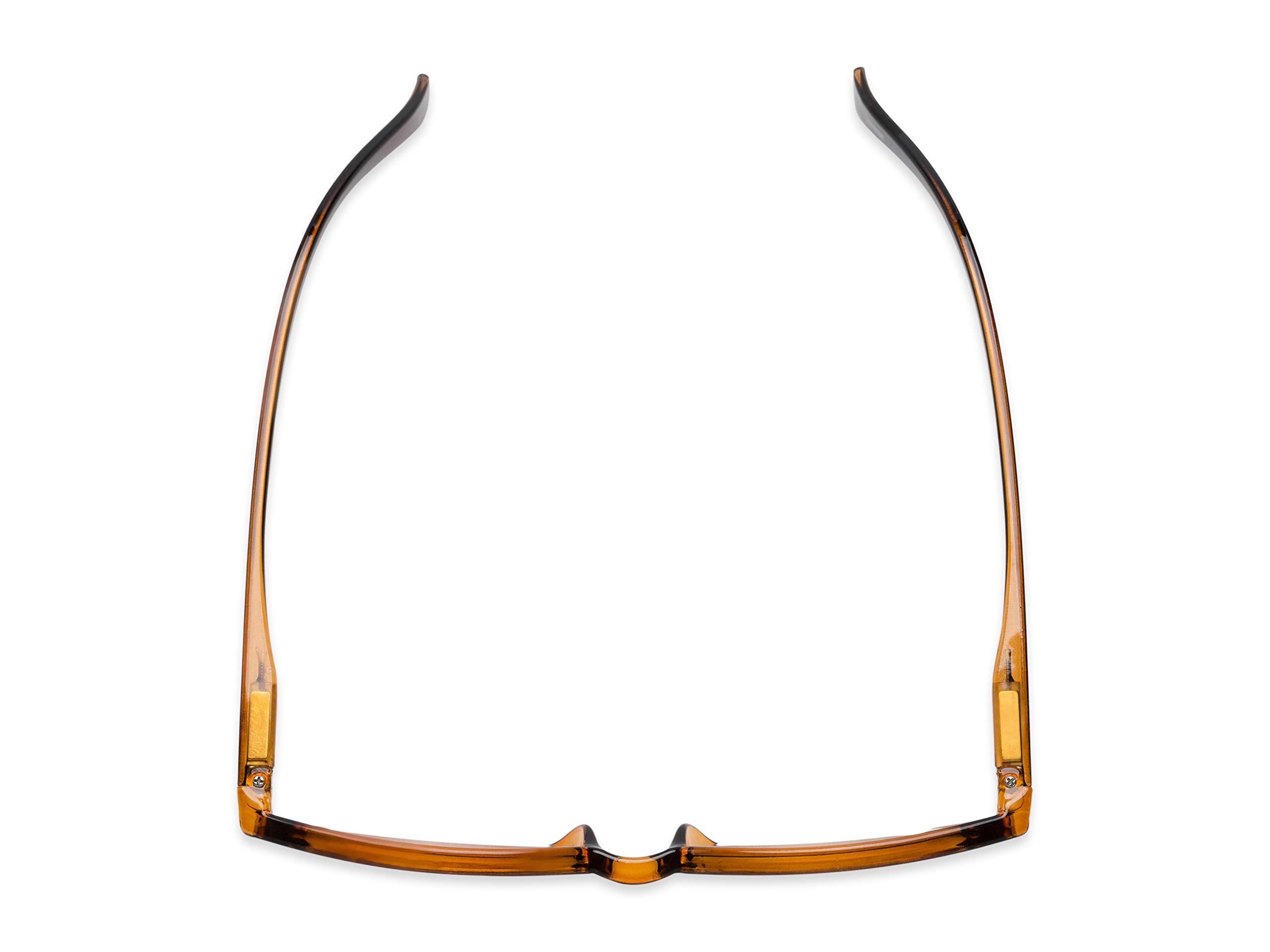 Readers Readers.com Reading Glasses: The Brookside rectangle Style for Men and Women