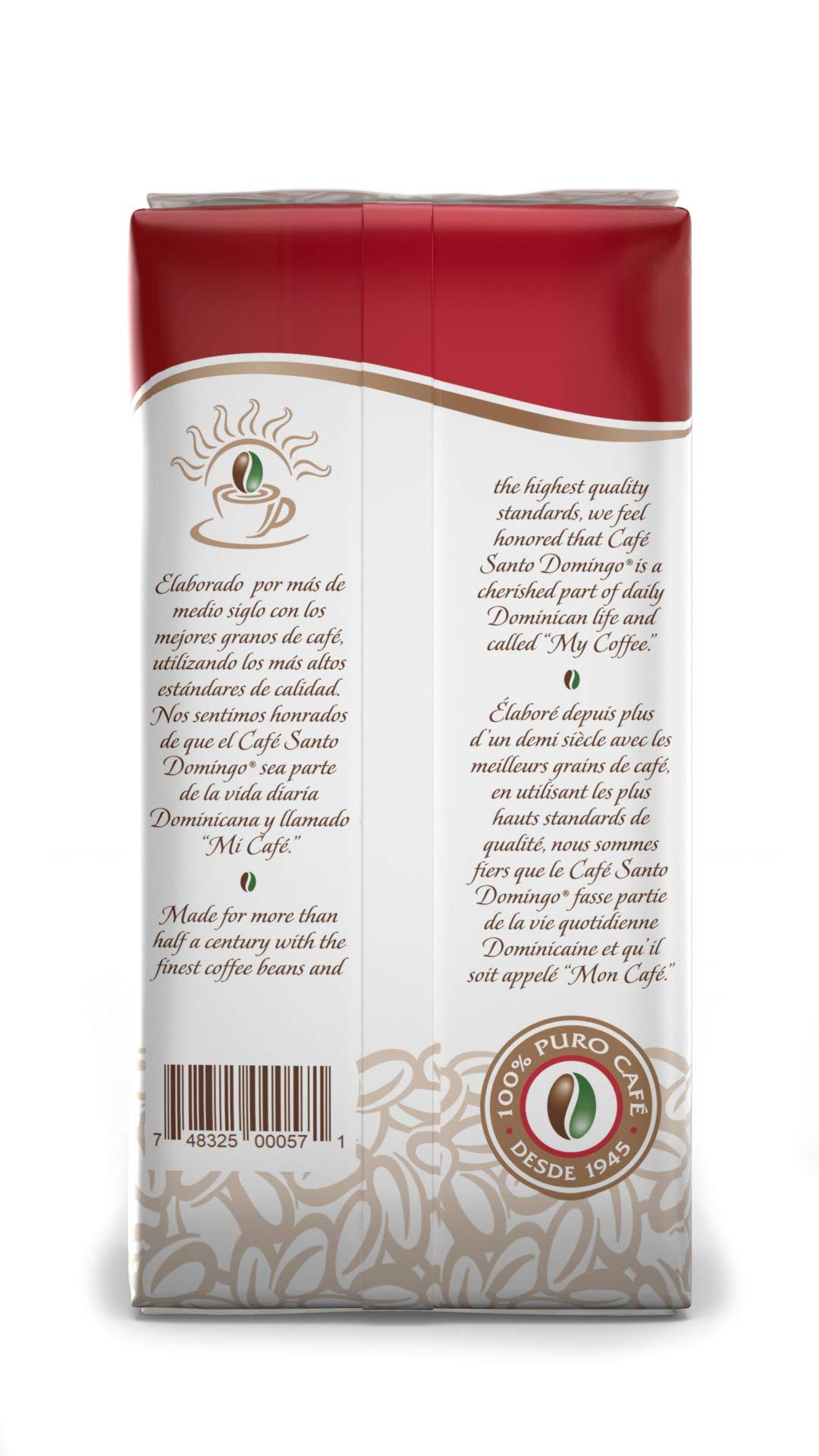 Café Santo Domingo INDUBAN Café Santo Domingo + Induban Gourmet | Ground Coffee - 16 oz Bags Bundle - Products from the Dominican Republic